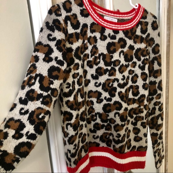 For The Republic Sweaters - For the Republic soft leopard sweater / small